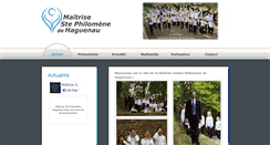 Desktop Screenshot of maitrise-stephilo-haguenau.fr